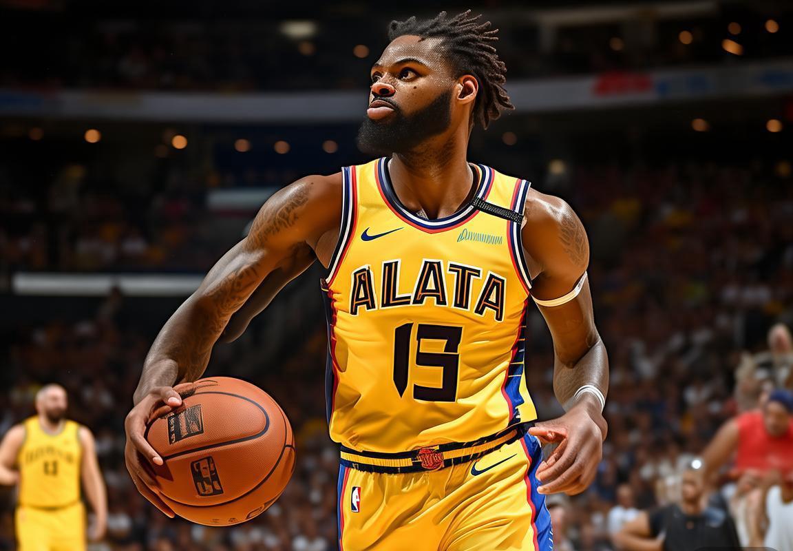 老鹰队七人得分上双力克骑士队，约翰逊三双对决米切尔42分诠释团队篮球